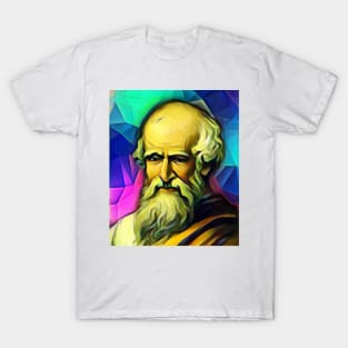 Archimedes Colourful Portrait | Archimedes Artwork 7 T-Shirt